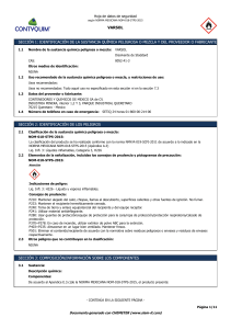 Hoja de Datos de Seguridad VARSOL (NOM-018-STPS-2015)