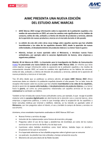 Estudio AIMC Marcas 2022: Medios y Consumo en Espa&ntilde;a