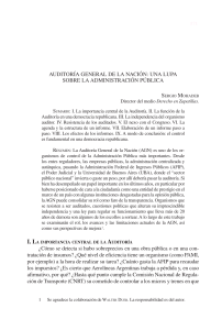 Auditor&iacute;a General de la Naci&oacute;n: Una lupa sobre la administraci&oacute;n p&uacute;blica