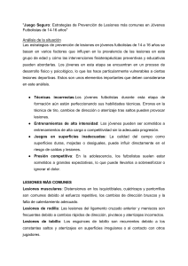 Juego Seguro: Prevenci&oacute;n de Lesiones en Futbolistas J&oacute;venes 14-16