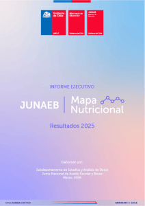 Mapa Nutricional 2025: Informe de Nutrici&oacute;n Estudiantil Chileno