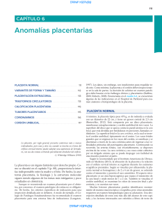 Anomal&iacute;as placentarias - Cap&iacute;tulo 6