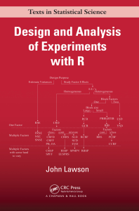 Design and Analysis of Experiments with R Textbook