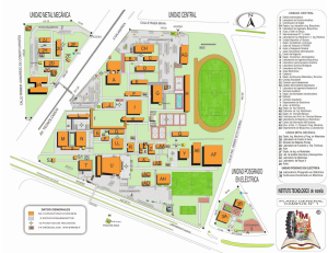 Mapa del Campus Instituto Tecnol&oacute;gico de Morelia