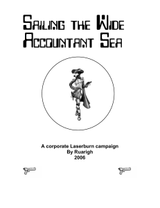 Sailing the Wide Accountant Sea: Laserburn Campaign Guide