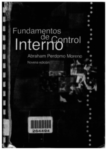 Fundamentos de Control Interno - Libro de texto