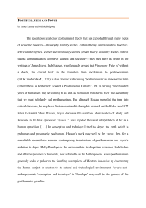 Posthumanism and Joyce: Academic Analysis