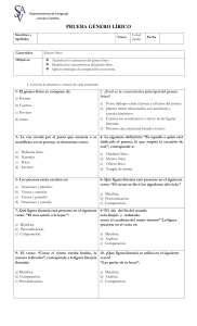 Prueba G&eacute;nero L&iacute;rico