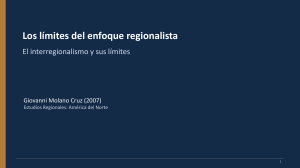 Los l&iacute;mites del enfoque regionalista: Interregionalismo y sus l&iacute;mites