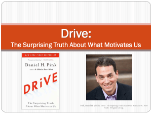 Drive: The Surprising Truth About What Motivates Us Summary