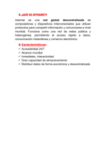 &iquest;Qu&eacute; es internet? Definici&oacute;n y Caracter&iacute;sticas