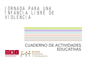 Jornada para una Infancia Libre de Violencia - Cuaderno de Actividades