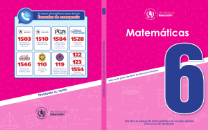 Mathematics for sixth grade - Guatemala