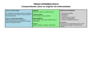 Tr&iacute;ada Epidemiol&oacute;gica: Origen de las Enfermedades y Prevenci&oacute;n