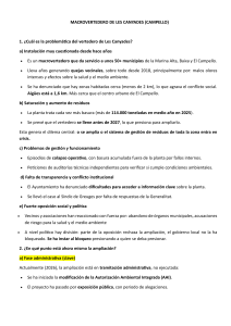 Problemas y ampliaci&oacute;n del vertedero de Les Canyades