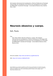 Neurosis obsesiva y cuerpo: an&aacute;lisis lacaniano de la relaci&oacute;n con el cuerpo