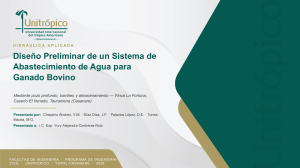 Dise&ntilde;o de Sistema de Agua para Ganado Bovino: Pozo y Bombeo
