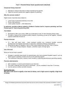 Parental Stress Scale: A Guide to Measuring Parenting Stress