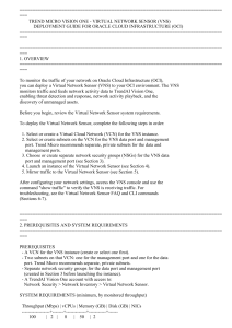 Trend Micro VNS Deployment Guide for OCI