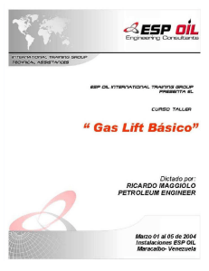 Curso Taller Gas Lift B&aacute;sico