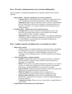 &Eacute;tica Docente y Dilema en la Escuela Rural