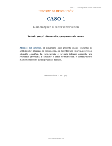 Informe de resoluci&oacute;n: Liderazgo en Construcci&oacute;n