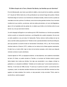Orlando Fals Borda: El &uacute;ltimo suspiro de la tierra y su legado
