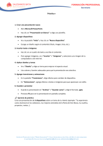 Gu&iacute;a de pr&aacute;ctica para crear presentaciones en PowerPoint