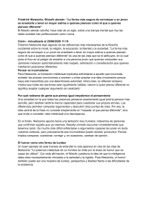 Nietzsche: La corrupci&oacute;n del pensamiento en redes sociales