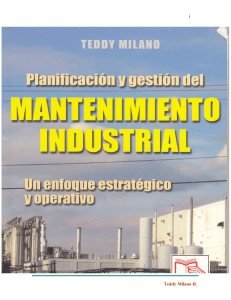 Libro Planificaci&oacute;n y Gesti&oacute;n del Mantenimiento Industrial Teddy