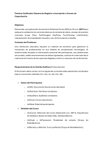Asignaci&oacute;n de Registro de Cursos C# .NET 8 Windows Forms