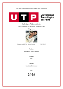 Individuo y Medio Ambiente - Portafolio UTP 2026