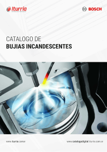 Cat&aacute;logo de buj&iacute;as incandescentes Bosch Iturria