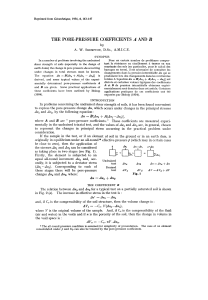 Pore-Pressure Coefficients A and B: Skempton 1954