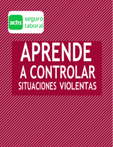 Gu&iacute;a para Controlar Situaciones Violentas en Entornos Educativos