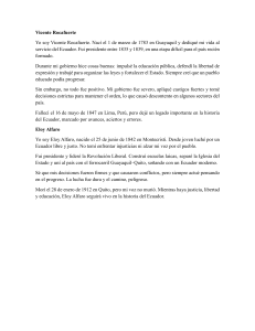 Biograf&iacute;as de Vicente Rocafuerte y Eloy Alfaro