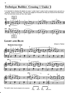 Piano Technique Builder: Crossing 1 Under 2