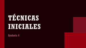 T&eacute;cnicas Iniciales de Terapia: Ayudant&iacute;a 6