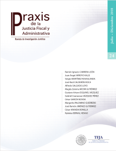 Praxis de la Justicia Fiscal y Administrativa: Art&iacute;culos de 2018