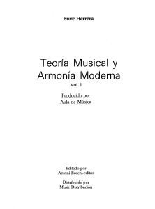 Teor&iacute;a Musical y Armon&iacute;a Moderna Vol. 1 &ndash; Enric Herrera