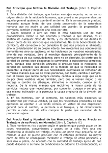 Divisi&oacute;n del Trabajo & Precios de Mercanc&iacute;as: Adam Smith