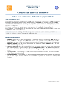 Construcci&oacute;n del &oacute;valo isom&eacute;trico: M&eacute;todo de cuatro centros