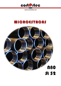 Microestacas Cortartec - Especifica&ccedil;&otilde;es T&eacute;cnicas N80 St 52
