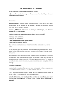 No Tengas Miedo, Ve y Anuncia: Gu&iacute;a para J&oacute;venes en la Fe
