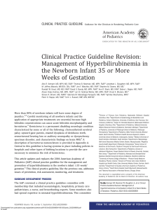 AAP Guideline: Hyperbilirubinemia Management in Newborns