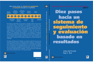 Diez pasos para un sistema de seguimiento y evaluaci&oacute;n basado en resultados