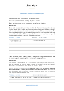 Ejercicio de dualidad del espejo: autoconocimiento y aceptaci&oacute;n