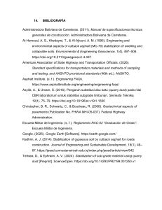 Geotechnical Engineering Bibliography: Soil Stabilization & Pavement References