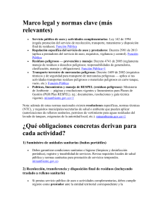 Gu&iacute;a de cumplimiento legal para gesti&oacute;n de residuos en Colombia