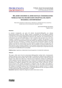 Del homo consumens al homo digitalis: Teor&iacute;as sobre el sujeto neoliberal